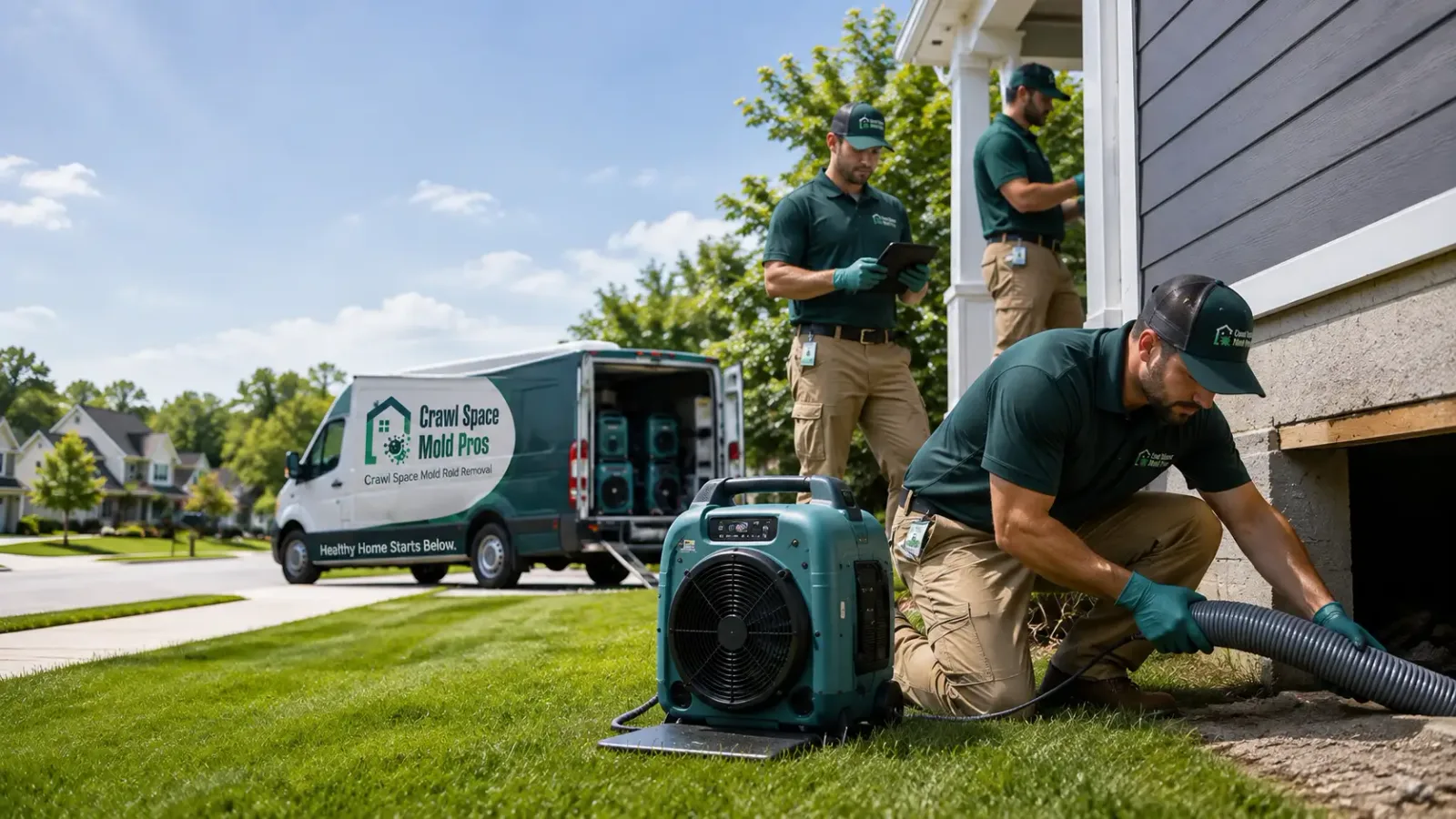 Crawl Space Mold Removal in Mccausland, IA